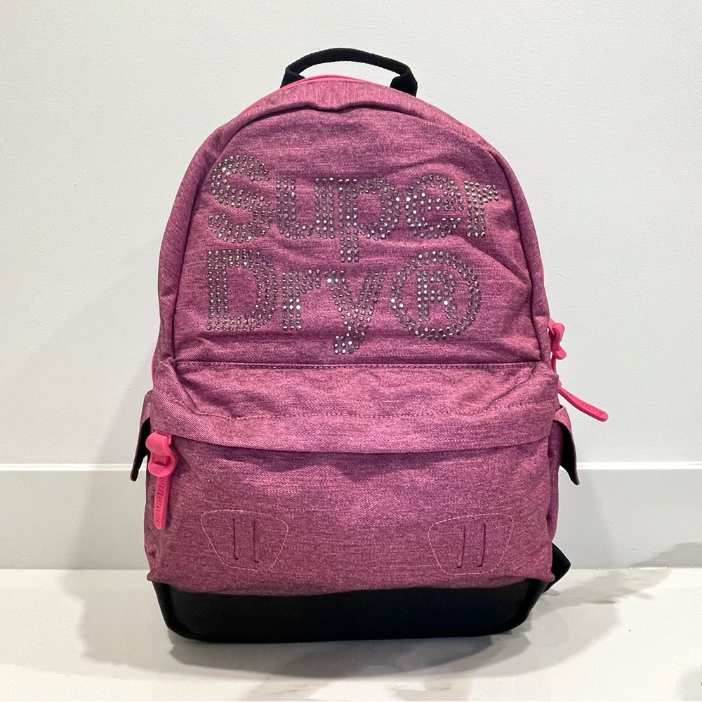 NEW Superdry Repeat Series Montana Rhinestone Backpack